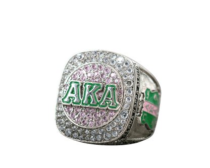 Alpha Kappa Alpha Sorority Ring (AKA) - Shine Series - fratrings