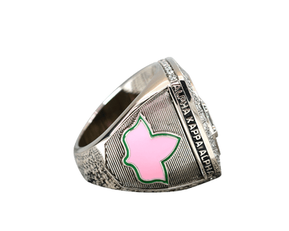 Alpha Kappa Alpha Sorority Ring (AKA) - Shine Series - fratrings