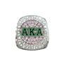 Alpha Kappa Alpha Sorority Ring (AKA) - Shine Series - fratrings