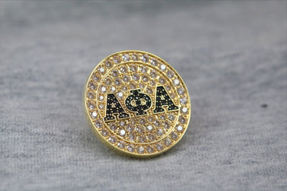 Alpha Phi Alpha Lapel Pin (ΑΦΑ) - PREMIUM Alumni Pin, Shine Series