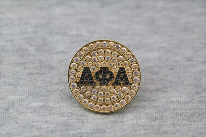 Alpha Phi Alpha Lapel Pin (ΑΦΑ) - PREMIUM Alumni Pin, Shine Series