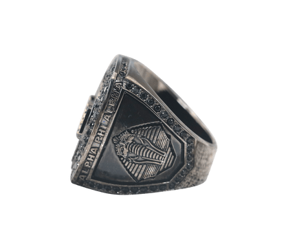 Alpha Phi Alpha Fraternity Ring (ΑΦΑ) - Shine Series, Dark - fratrings