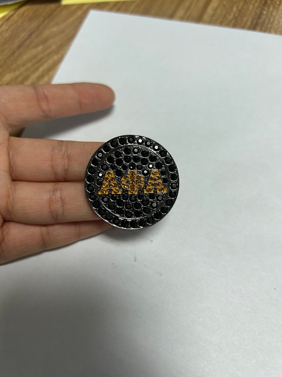 Alpha Phi Alpha Lapel Pin (ΑΦΑ) - Active Member and Pledge Pin, Yellow Gold - fratrings