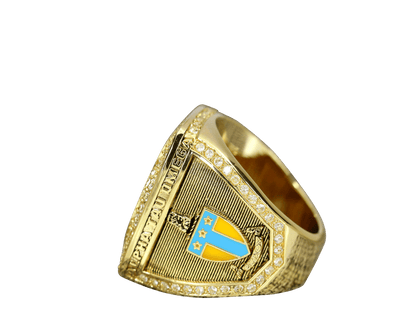 Alpha Tau Omega Fraternity Ring Yellow Gold (ΑΤΩ) - Shine Series - fratrings