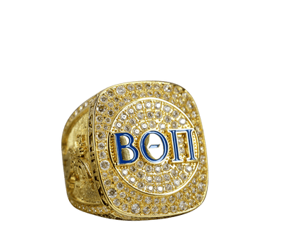 Beta Theta Pi Fraternity Ring (ΒΘΠ) - Shine Series, Yellow Gold Face