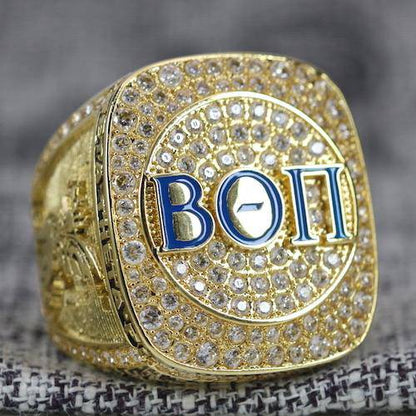 Beta Theta Pi Fraternity Ring (ΒΘΠ) - Shine Series, Yellow Gold Face - fratrings