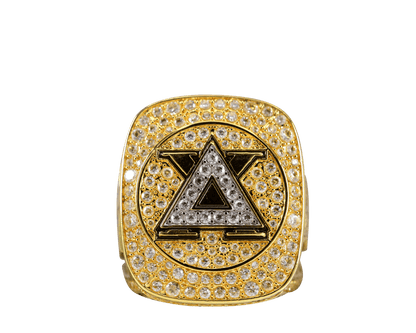 Delta Chi Fraternity Ring Yellow Gold (ΔΧ) - Shine Series - fratrings