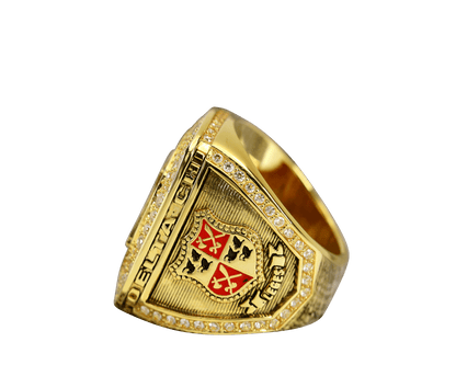 Delta Chi Fraternity Ring Yellow Gold (ΔΧ) - Shine Series - fratrings