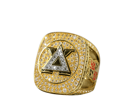 Delta Chi Fraternity Ring Yellow Gold (ΔΧ) - Shine Series - fratrings