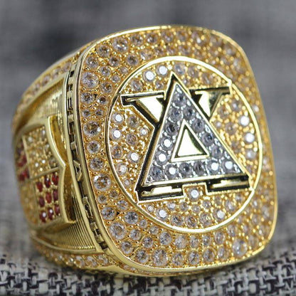 Delta Chi Fraternity Ring Yellow Gold (ΔΧ) - Shine Series - fratrings