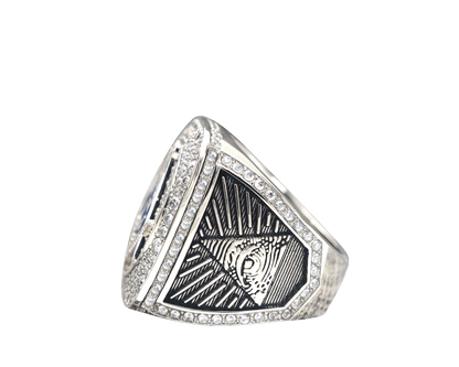 Free And Accepted Masons Ring (Eye Of The Providence) - Shine Series, Silver - fratrings