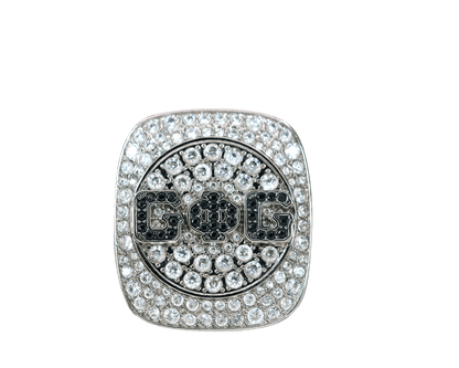 Groove Phi Groove Social Fellowship Ring (GΦG) - Shine Series, Silver - fratrings