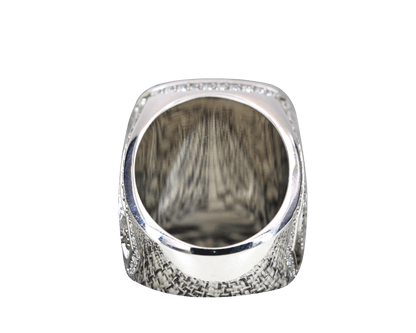 Groove Phi Groove Social Fellowship Ring (GΦG) - Shine Series, Silver - fratrings