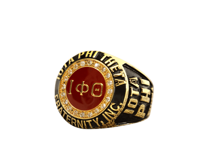 Iota Phi Theta Fraternity Ring Yellow Gold (ΙΦΘ) - Classic Man Series - fratrings