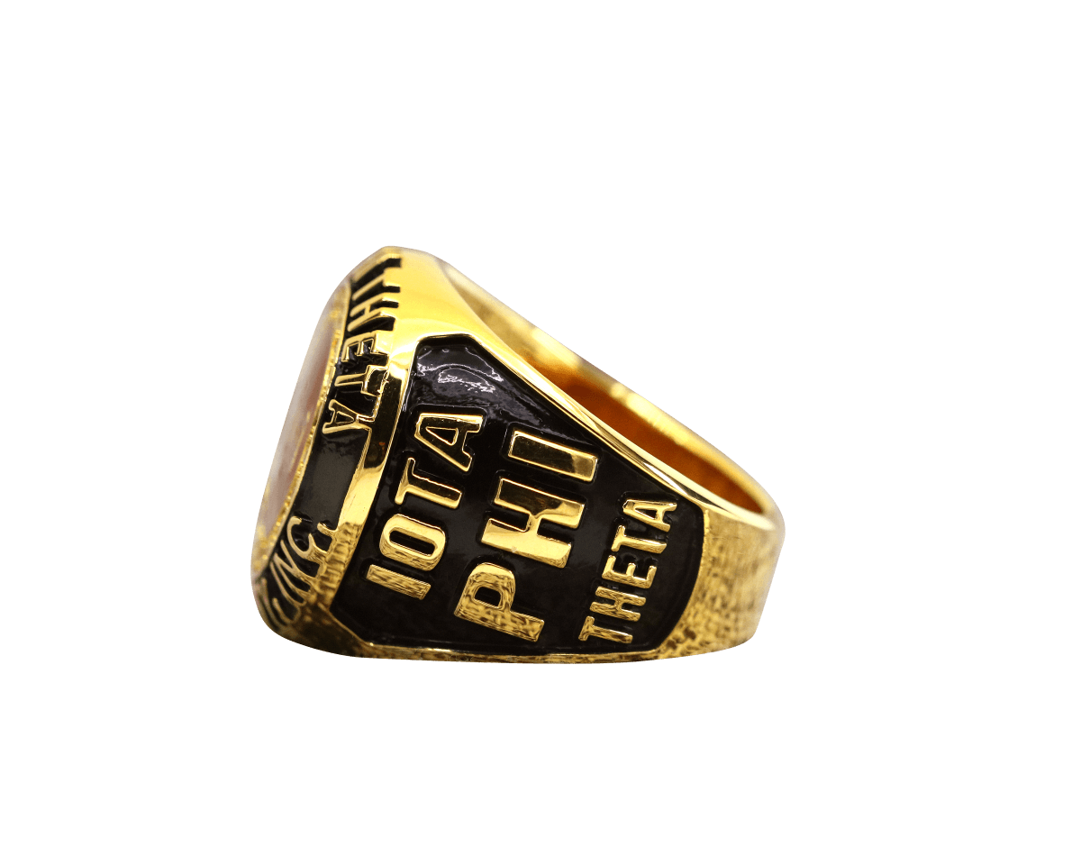 Iota Phi Theta Fraternity Ring Yellow Gold (ΙΦΘ) - Classic Man Series - fratrings