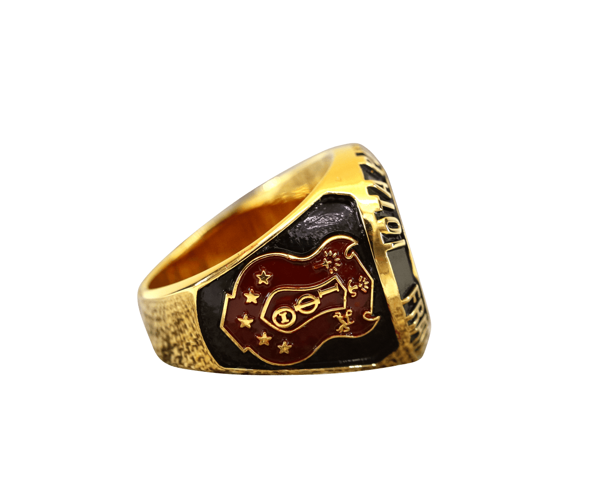 Iota Phi Theta Fraternity Ring Yellow Gold (ΙΦΘ) - Classic Man Series - fratrings