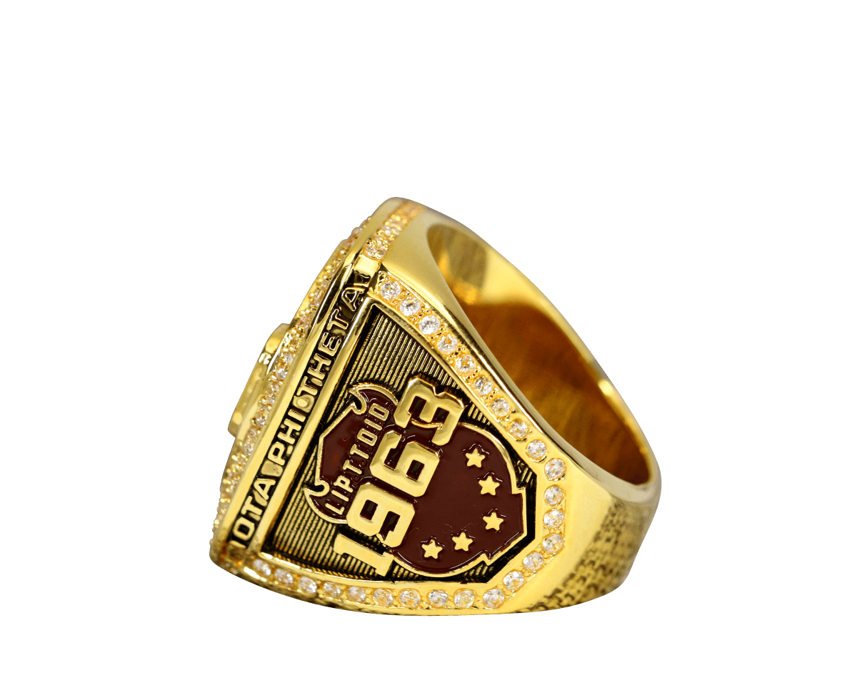 Iota Phi Theta Fraternity Ring Yellow Gold (ΙΦΘ) - Shine Series - fratrings