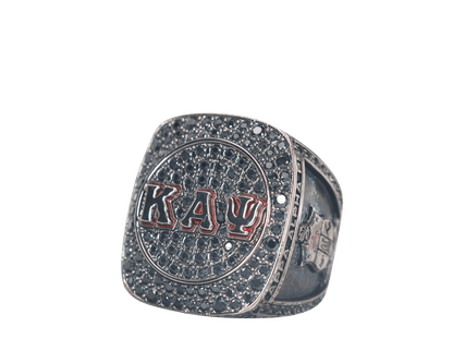 Kappa Alpha Psi Fraternity Ring (ΚΑΨ) - Shine Series, Dark - fratrings