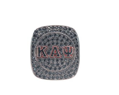 Kappa Alpha Psi Fraternity Ring (ΚΑΨ) - Shine Series, Dark - fratrings