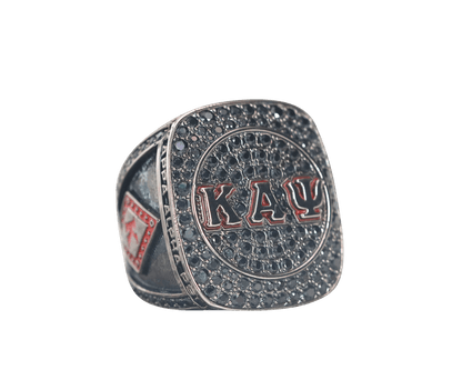 Kappa Alpha Psi Fraternity Ring (ΚΑΨ) - Shine Series, Dark - fratrings