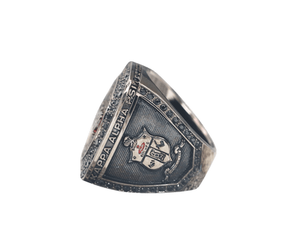 Kappa Alpha Psi Fraternity Ring (ΚΑΨ) - Shine Series, Dark - fratrings