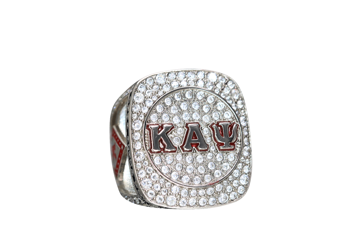 Kappa Alpha Psi Fraternity Ring (ΚΑΨ) - Shine Series Special "18 Phantoms" Version - fratrings