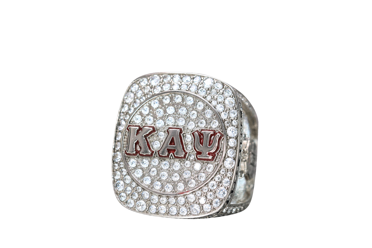 Kappa Alpha Psi Fraternity Ring (ΚΑΨ) - Shine Series Special "18 Phantoms" Version - fratrings