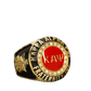 Kappa Alpha Psi Fraternity Ring Yellow Gold (ΚΑΨ) - Classic Man Series - fratrings