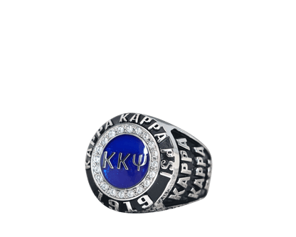 Kappa Kappa Psi Fraternity Ring (ΚKΨ) - Classic Man Series, Silver