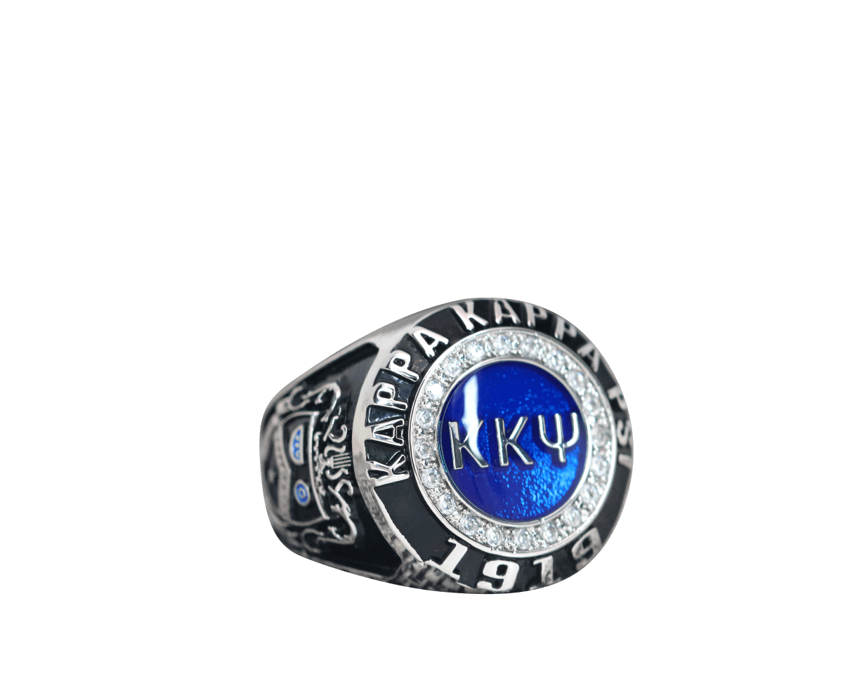 Alpha Kappa Psi Fraternity Women's Ring // ΑΚΨ Silver Band Ring //  Graduation Gifts // Big Bro Little Bro Gifts // College Gifts // ΑΚΨ Ring -  Etsy