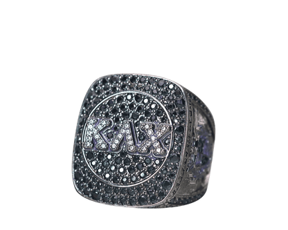 Kappa Lambda Chi Fraternity Ring (KLX) - Shine Series, Dark - fratrings