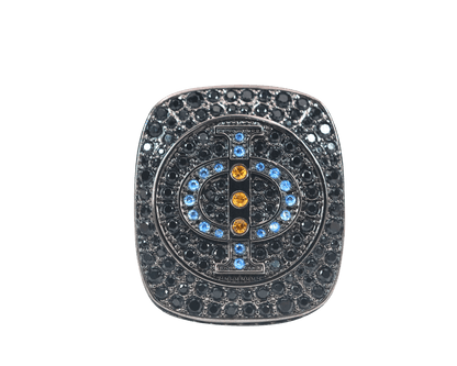 Mu Beta Phi Fraternity Ring (ΜΒΦ) - Shine Series, Dark - fratrings