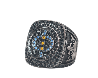 Mu Beta Phi Fraternity Ring (ΜΒΦ) - Shine Series, Dark - fratrings