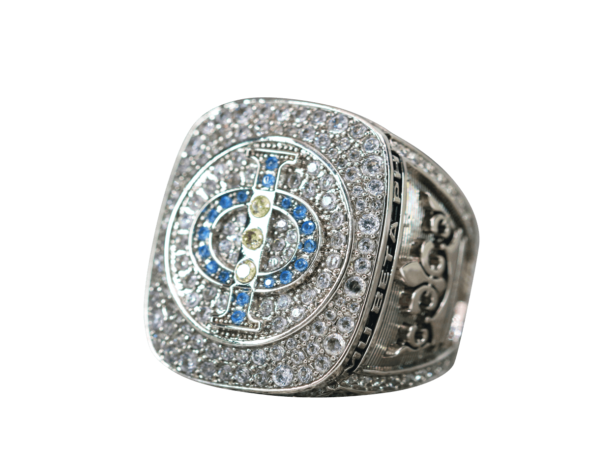 Mu Beta Phi Fraternity Ring (ΜΒΦ) - Shine Series - fratrings