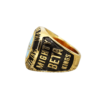 Mu Beta Phi Fraternity Ring Yellow Gold (ΜΒΦ) - Classic Man Series - fratrings