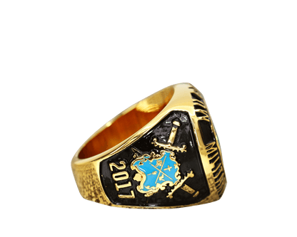 Mu Beta Phi Fraternity Ring Yellow Gold (ΜΒΦ) - Classic Man Series - fratrings