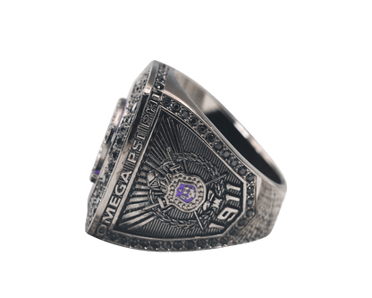 Omega Psi Phi Fraternity Ring (ΩΨΦ) - Shine Series, Dark - fratrings