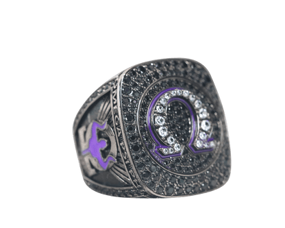 Omega Psi Phi Fraternity Ring (ΩΨΦ) - Shine Series, Dark - fratrings