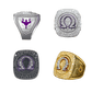 Omega Psi Phi Fraternity Ring (ΩΨΦ) - Shine Series Special "MAJESTIC PSI PSI" Version - fratrings