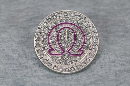 Omega Psi Phi Lapel Pin (ΩΨΦ) - Active Member Pin, Shine Series - fratrings