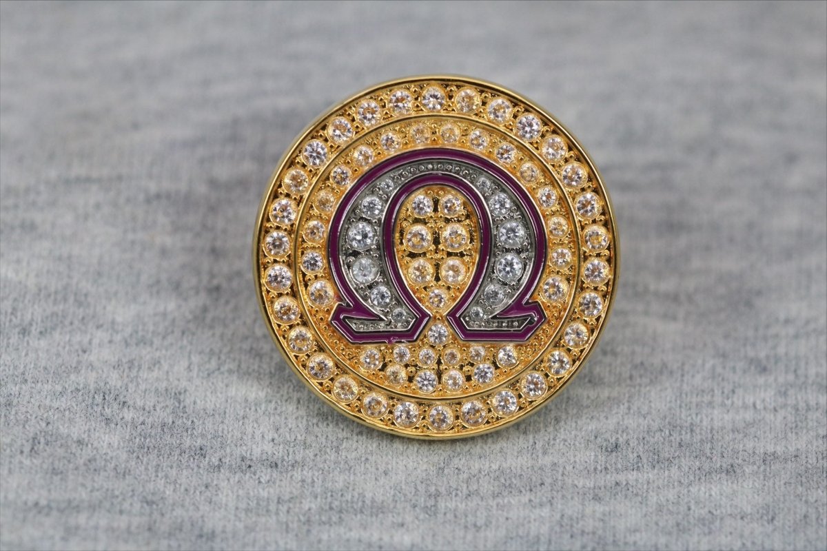 Omega Psi Phi Lapel Pin Premium Series fratrings