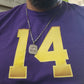Omega Psi Phi Pendant Necklace - fratrings