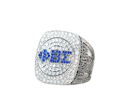 Phi Beta Sigma Fraternity Ring Blue Stones (ΦΒΣ) - Shine Series - fratrings