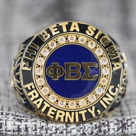 Phi Beta Sigma Fraternity Ring Yellow Gold (ΦΒΣ) - Classic Man Series - fratrings