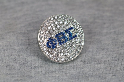 Phi Beta Sigma Lapel Pin (ΦΒΣ) - PREMIUM Alumni Pin, Shine Series