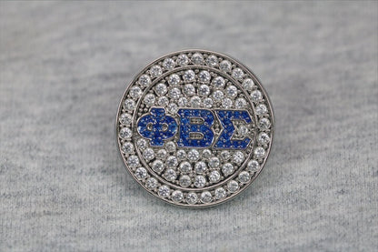 Phi Beta Sigma Lapel Pin (ΦΒΣ) - PREMIUM Alumni Pin, Shine Series