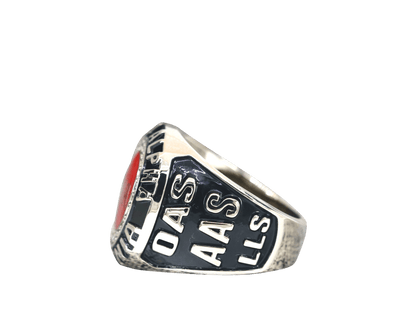Phi Mu Alpha Sinfonia Fraternity Ring (ΦΜΑ) - Classic Man Series, Silver - fratrings