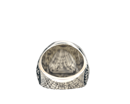Phi Mu Alpha Sinfonia Fraternity Ring (ΦΜΑ) - Classic Man Series, Silver - fratrings