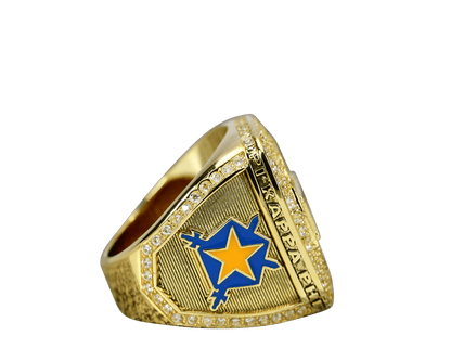 Pi Kappa Phi Fraternity Ring Yellow Gold (ΠΚΦ) - Shine Series - fratrings