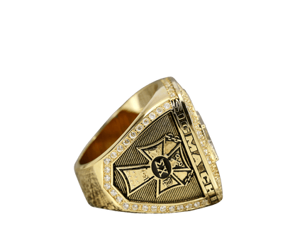 Sigma Chi Fraternity Ring (ΣΧ) - Shine Series, Yellow Gold Face